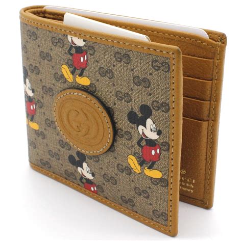 gucci mickey mouse wallet|disney gucci men's wallet.